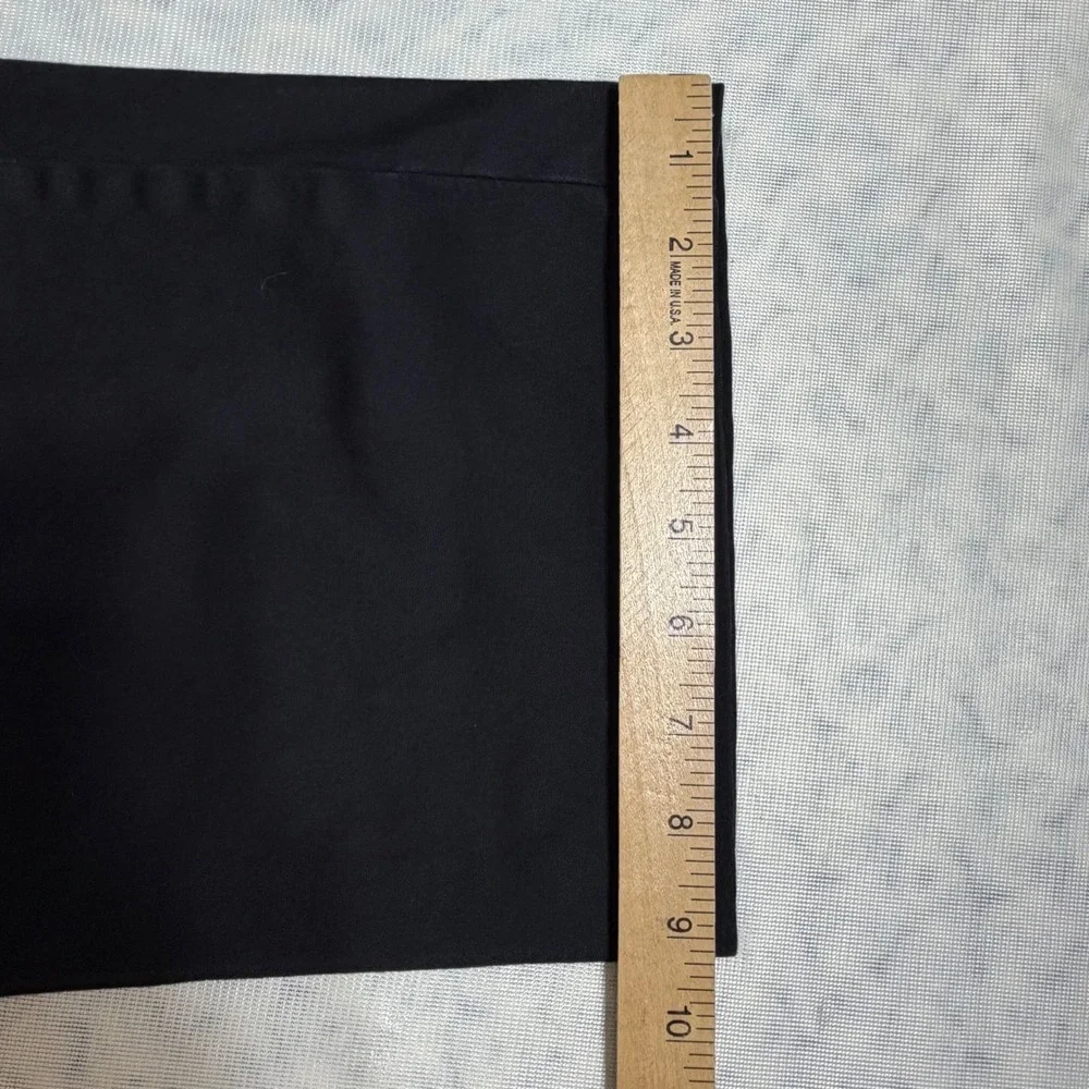 Dockers Mens 42x30 Black Pleated Chinos‎ Stretch Cotton Straight Leg Pants